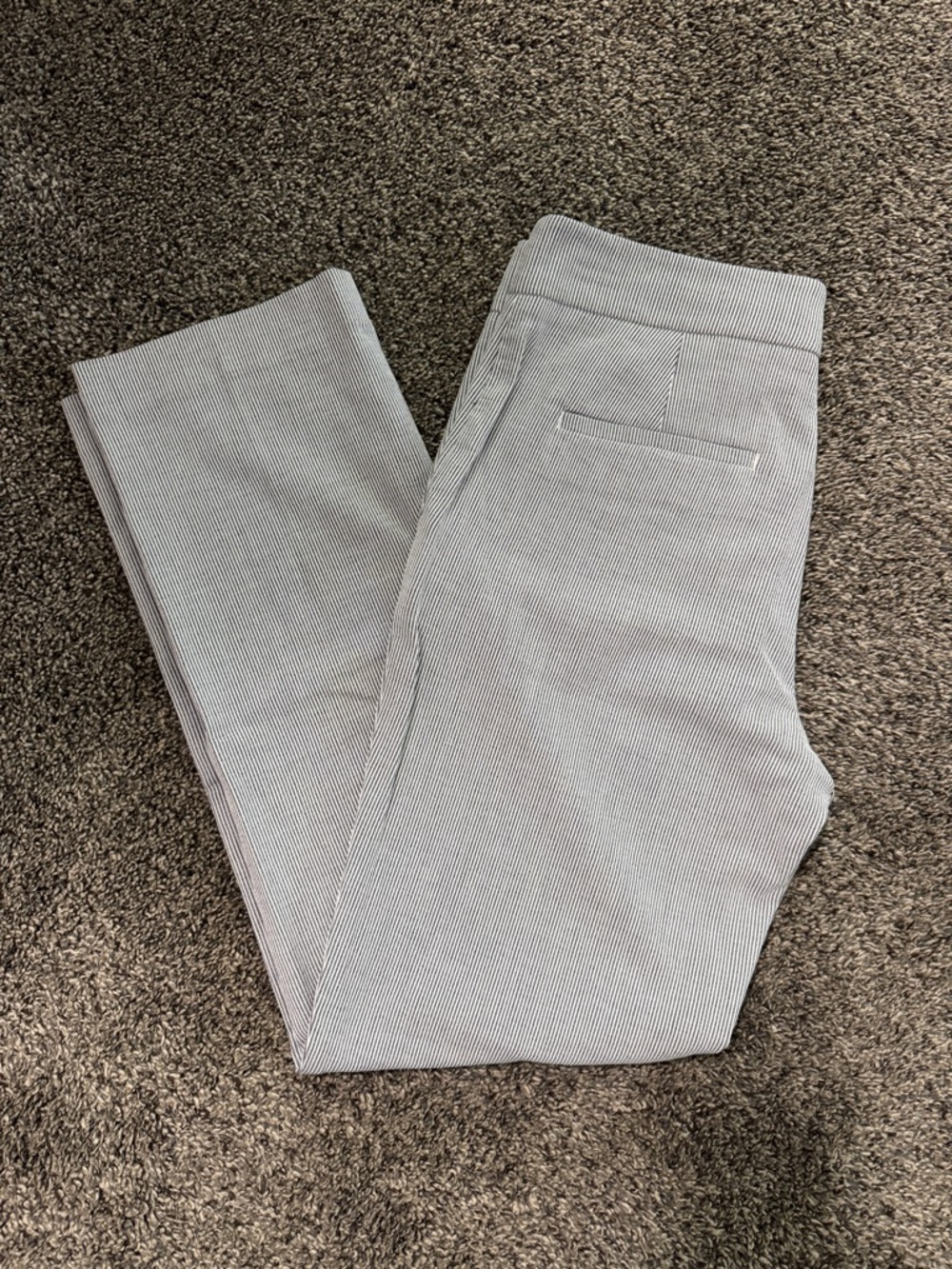 Ann Taylor Factory Pinstripe Ankle Pants